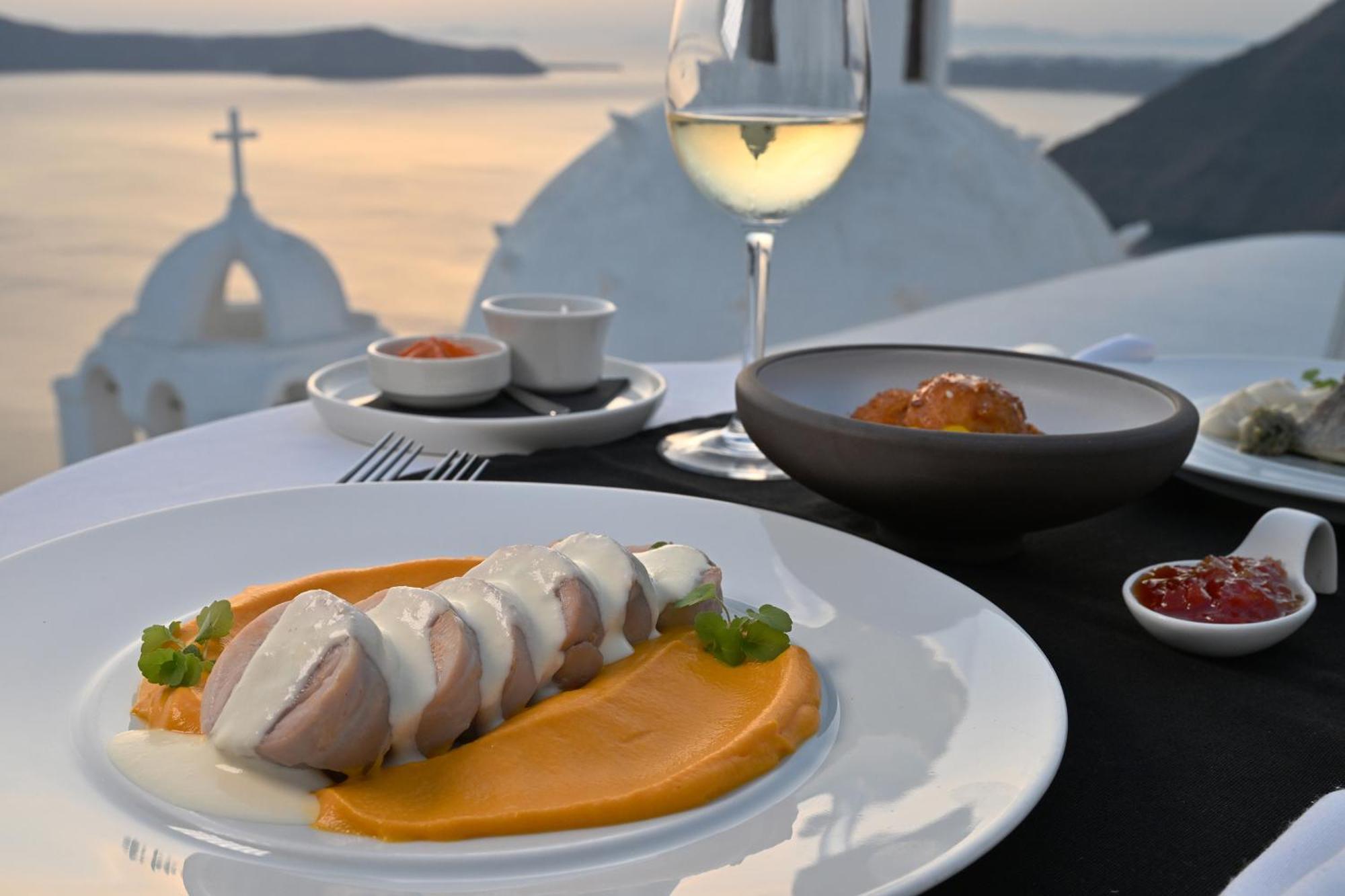 Aigialos Luxury Traditional Settlement Fira  Esterno foto